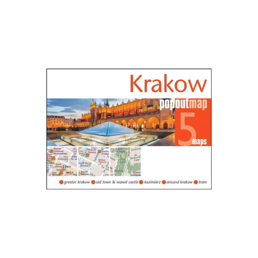 Heartwood Publishing Krakow PopOut Map