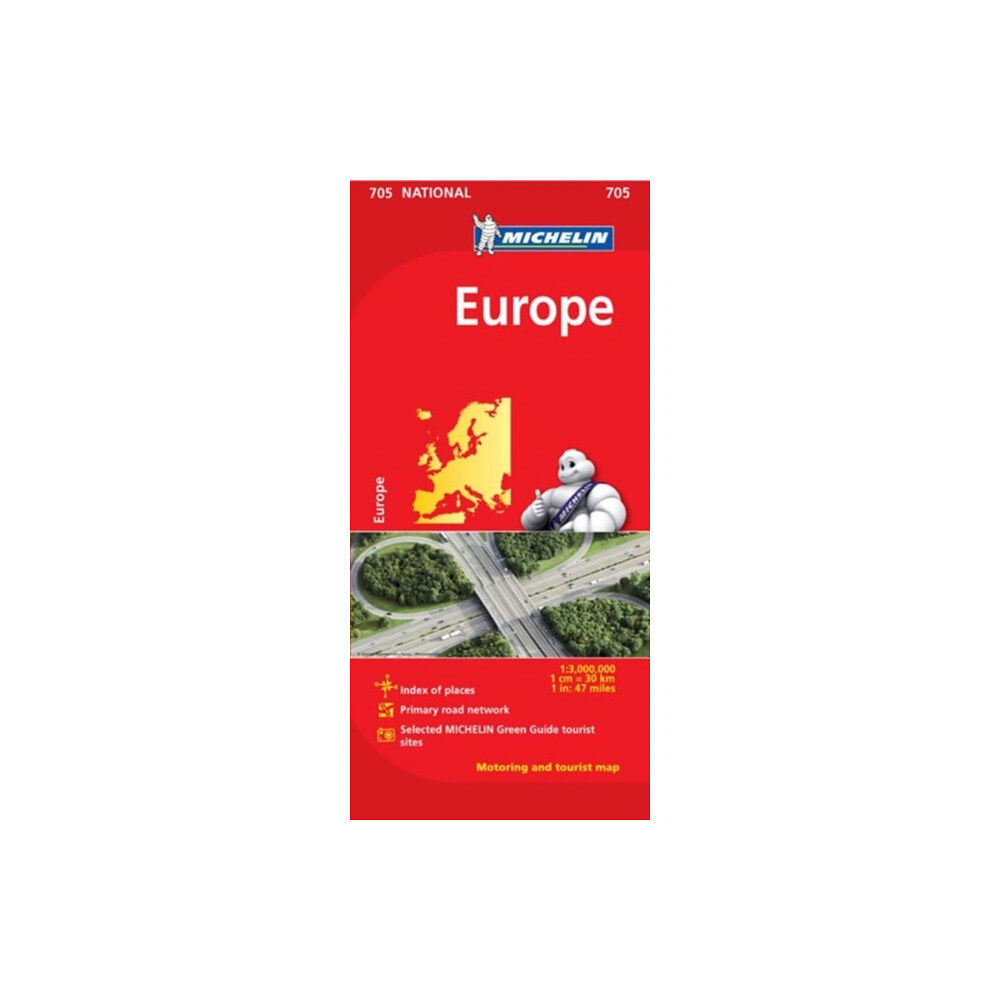 Michelin Editions Des Voyages Europe - Michelin National Map 705