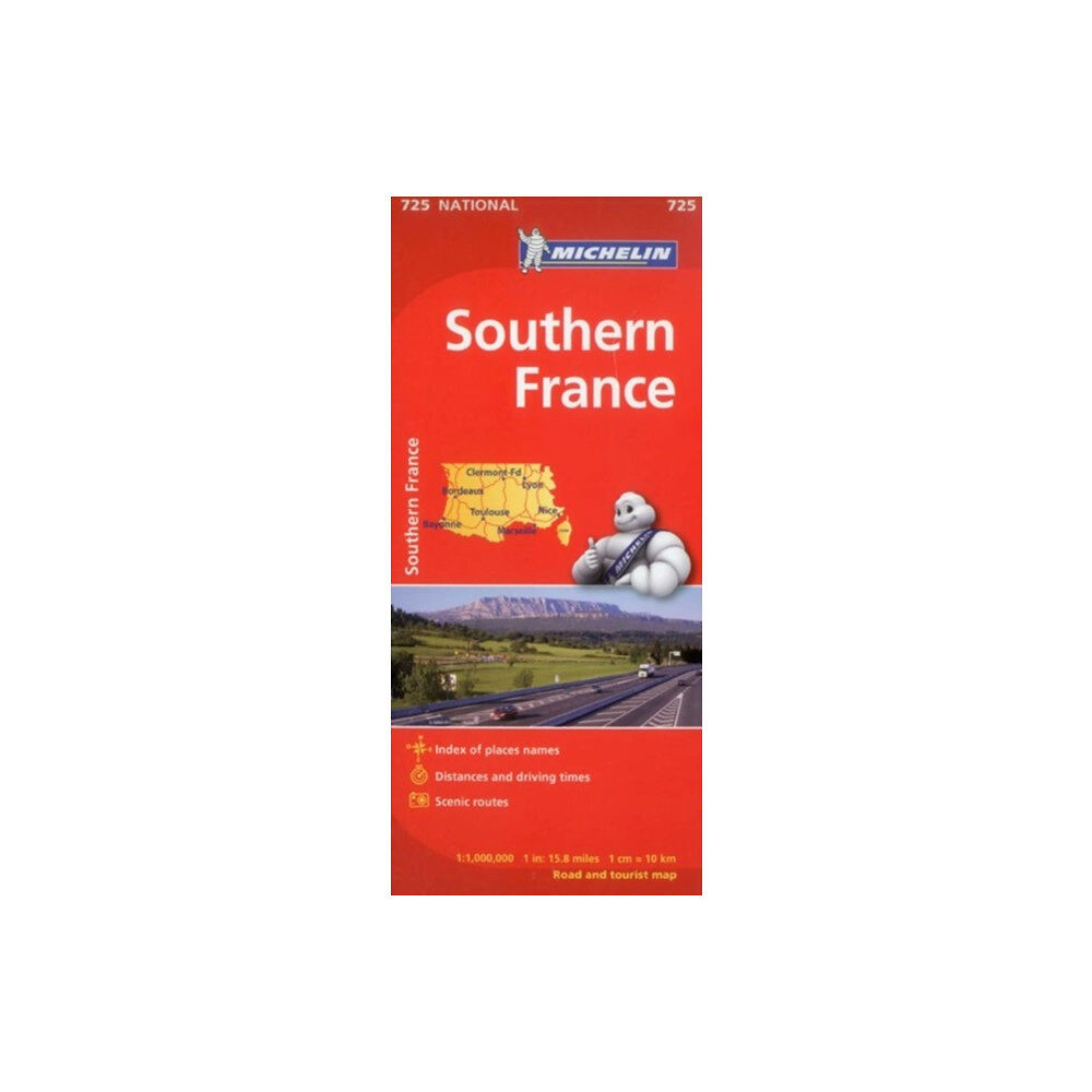 Michelin Editions Des Voyages Southern France - Michelin National Map 725