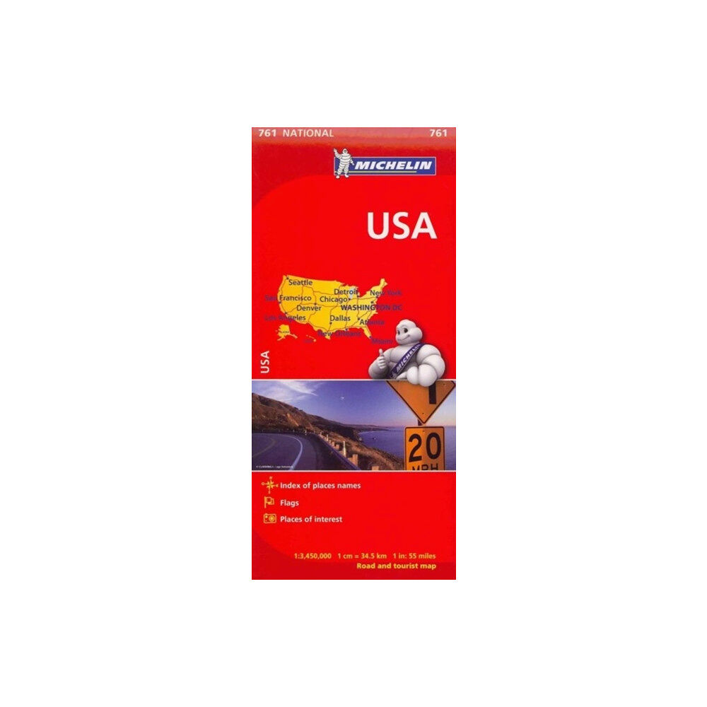 Michelin Editions Des Voyages USA - Michelin National Map 761