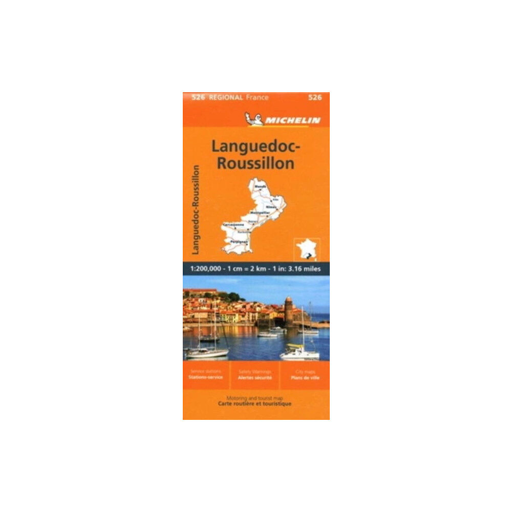 Michelin Editions Des Voyages Languedoc-Roussillon - Michelin Regional Map 526