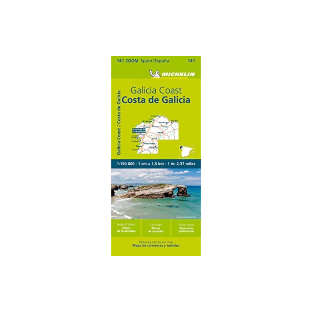 Michelin Editions Des Voyages Costa de Galicia - Zoom Map 141