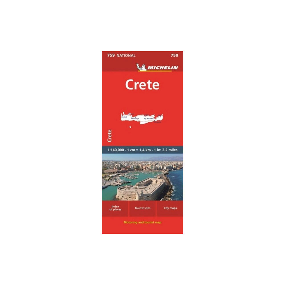 Michelin Editions Des Voyages Crete - Michelin National Map 759