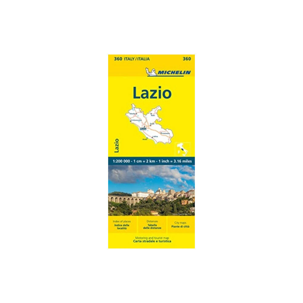 Michelin Editions Des Voyages Lazio - Michelin Local Map 360