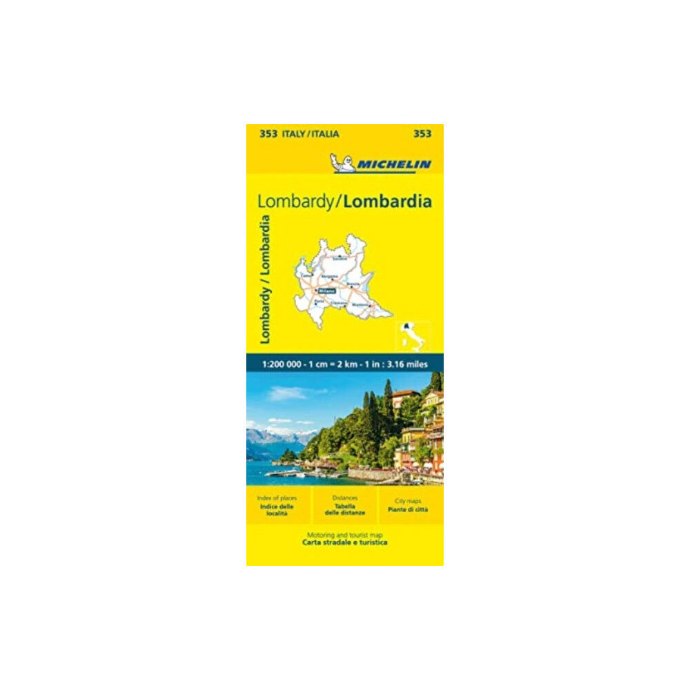 Michelin Editions Des Voyages Lombardia - Michelin Local Map 353