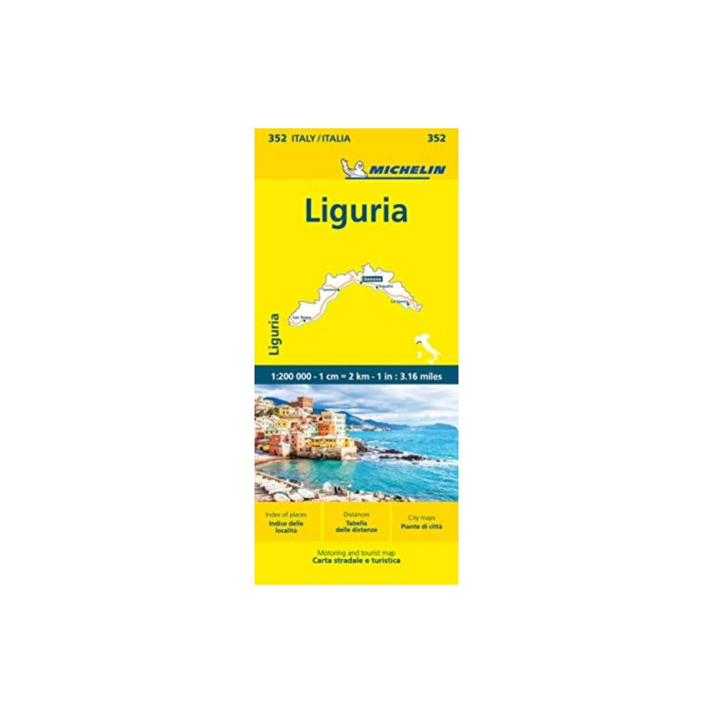 Michelin Editions Des Voyages Liguria - Michelin Local Map 352