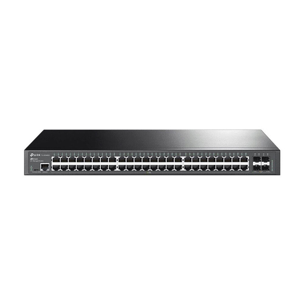 TP-LINK Technologies TP-Link JetStream TL-SG3452X nätverksswitchar hanterad L2+ Gigabit Ethernet (10/100/1000) 1U Svart