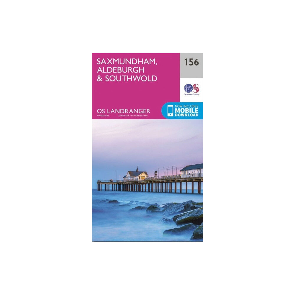 Ordnance Survey Saxmundham, Aldeburgh & Southwold