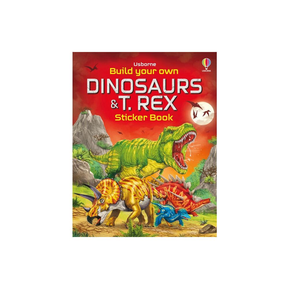 Usborne Publishing Ltd Build Your Own Dinosaurs and T. Rex Sticker Book (häftad, eng)