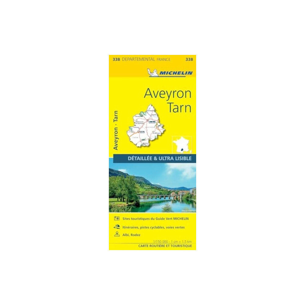 Michelin Editions Des Voyages Aveyron, Tarn - Michelin Local Map 338