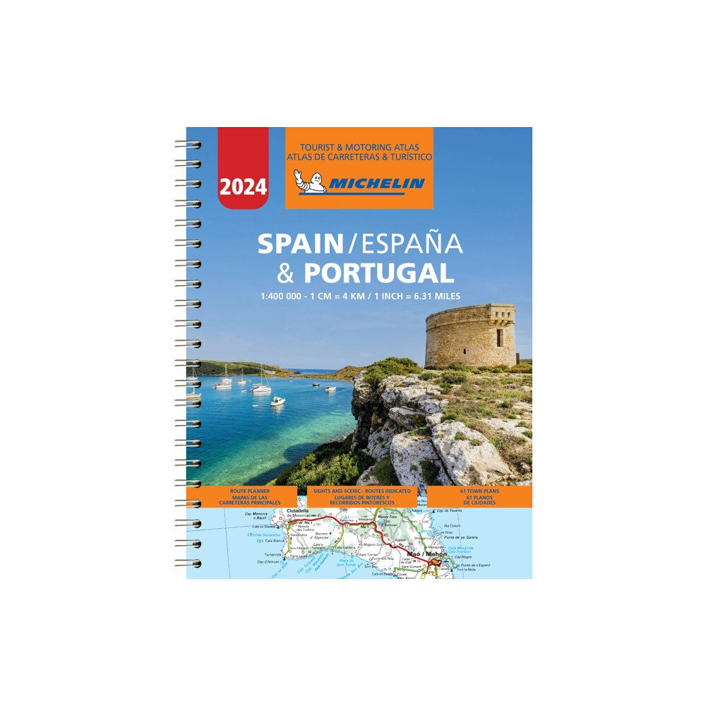 Michelin Editions Des Voyages Spain & Portugal 2024 - Tourist and Motoring Atlas (A4-Spiral) (bok, spiral, eng)