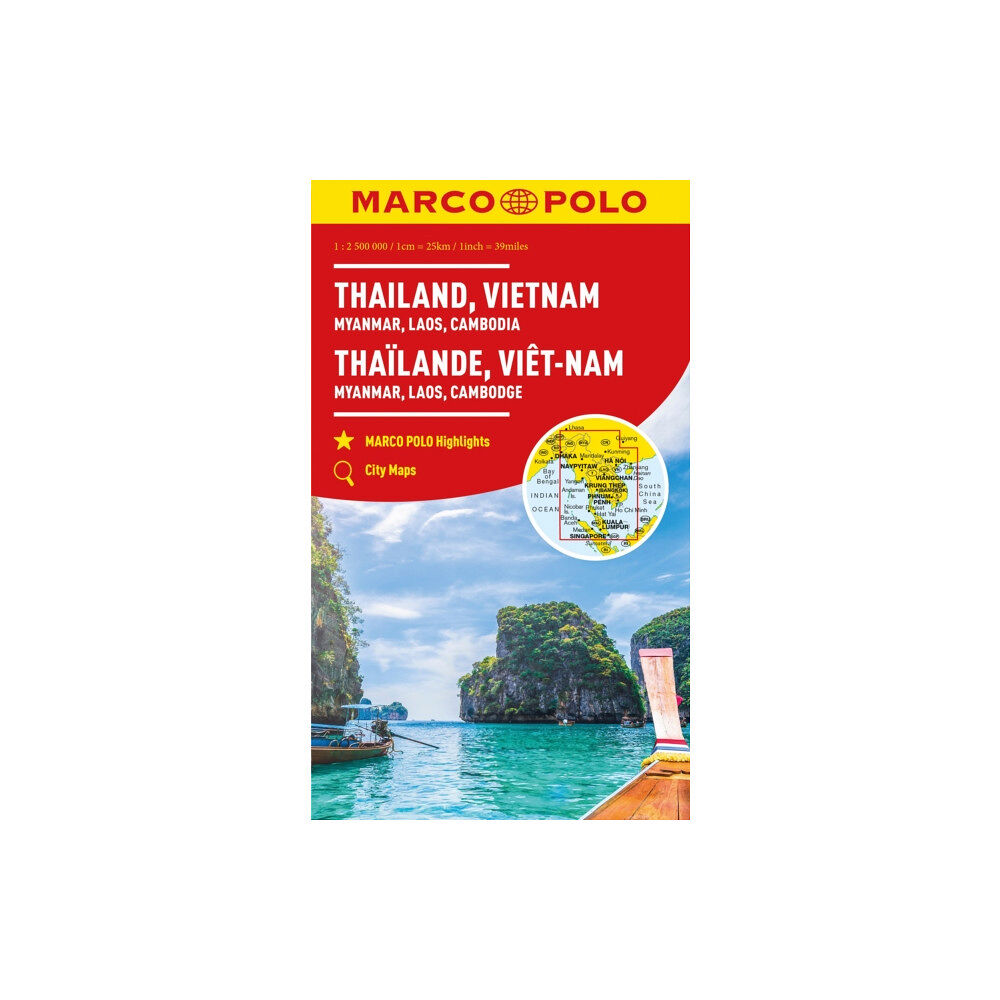 MAIRDUMONT GmbH & Co. KG Thailand, Vietnam, Laos, Cambodia Marco Polo Map