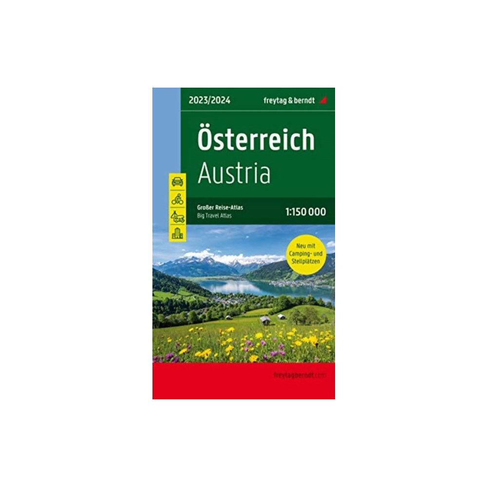 Freytag-Berndt Austria Big Travel Atlas (bok, spiral, eng)