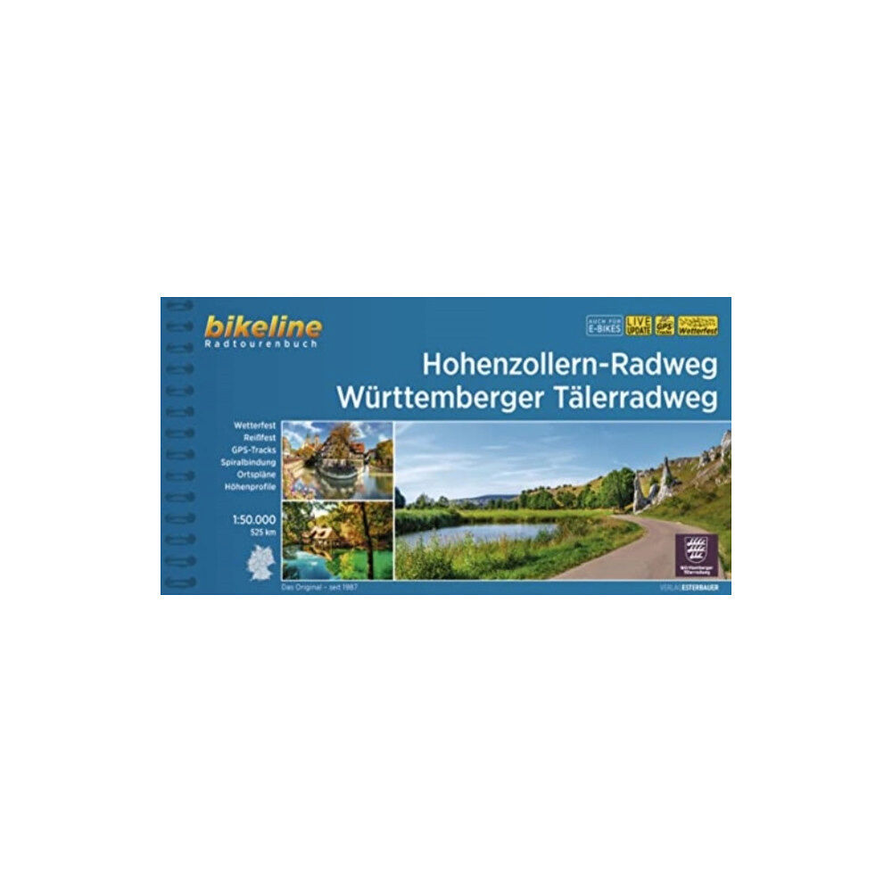 Verlag Esterbauer Hohenzollern Radweg - Wurttemberger Talerradweg (bok, spiral, ger)