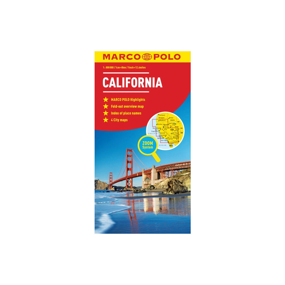 MAIRDUMONT GmbH & Co. KG California Marco Polo Map