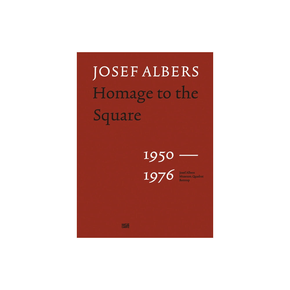 Hatje Cantz Josef Albers (inbunden, eng)