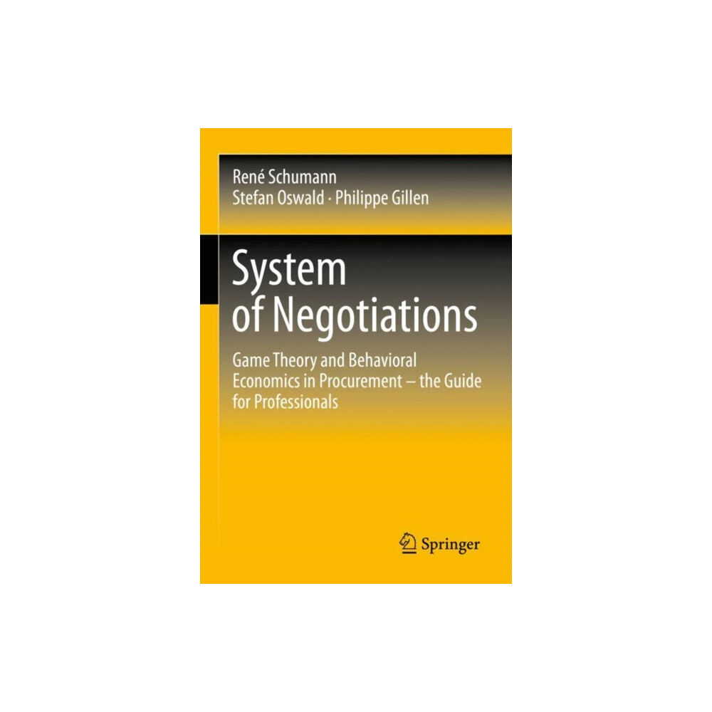 SPRINGER System of Negotiations (inbunden, eng)