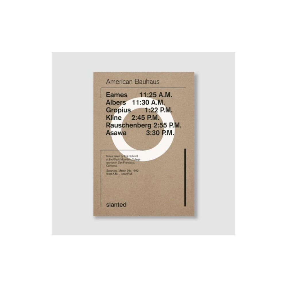 Slanted Publishers UG American Bauhaus (häftad, eng)