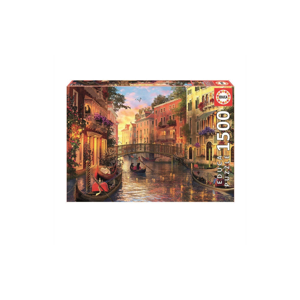 PAUL LAMOND/UNIVERSTIY GAMES Sunset in Venice 1500pc Jigsaw Puzzle