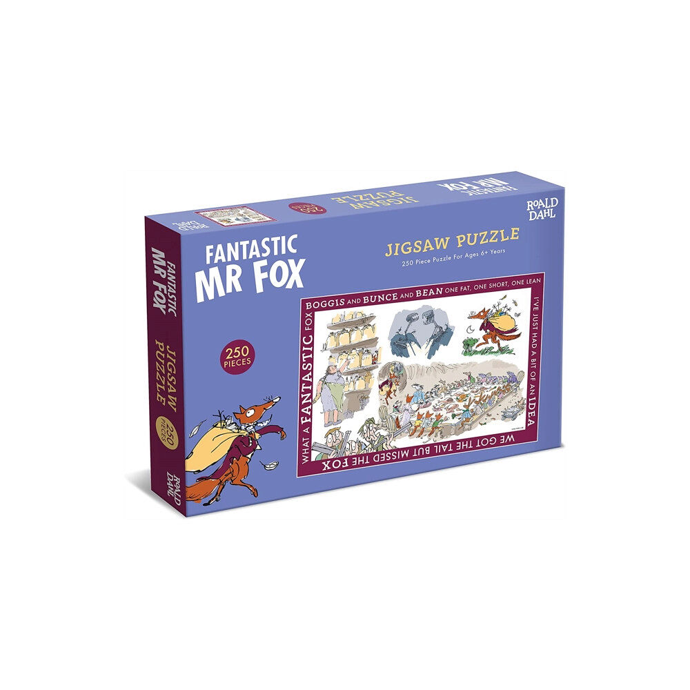 Paul Lamond Games Roald Dahl Puzzles 250pc Mr Fox Puzzle