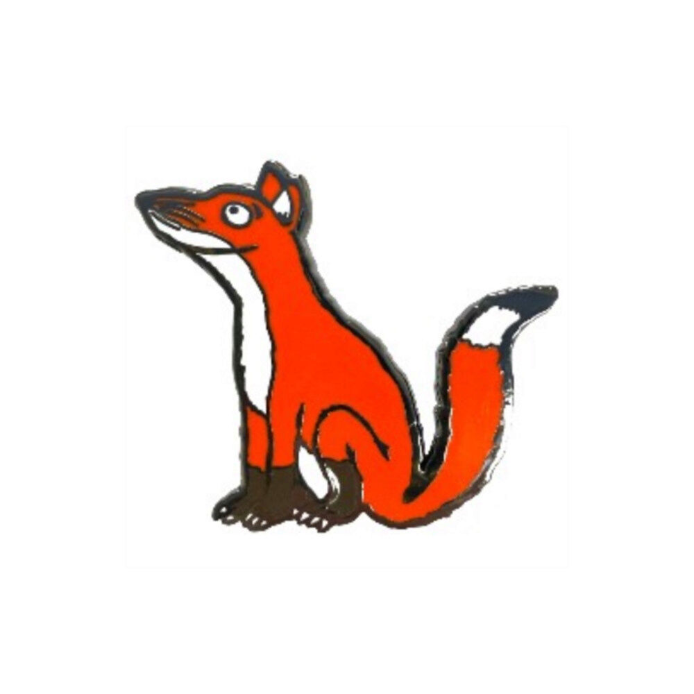 Pawprint Family Fox Character Pin Badge