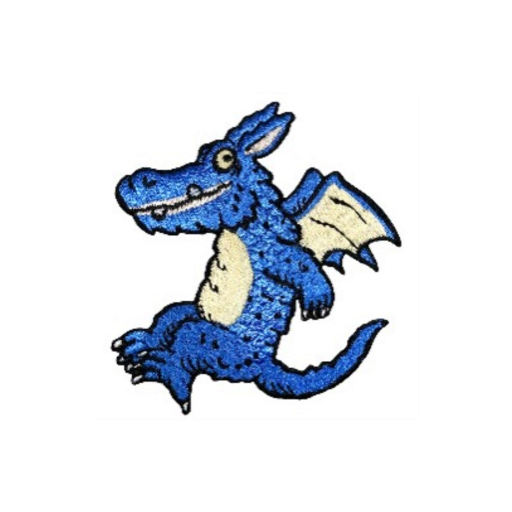 Pawprint Family Blue Dragon Sew On Patch