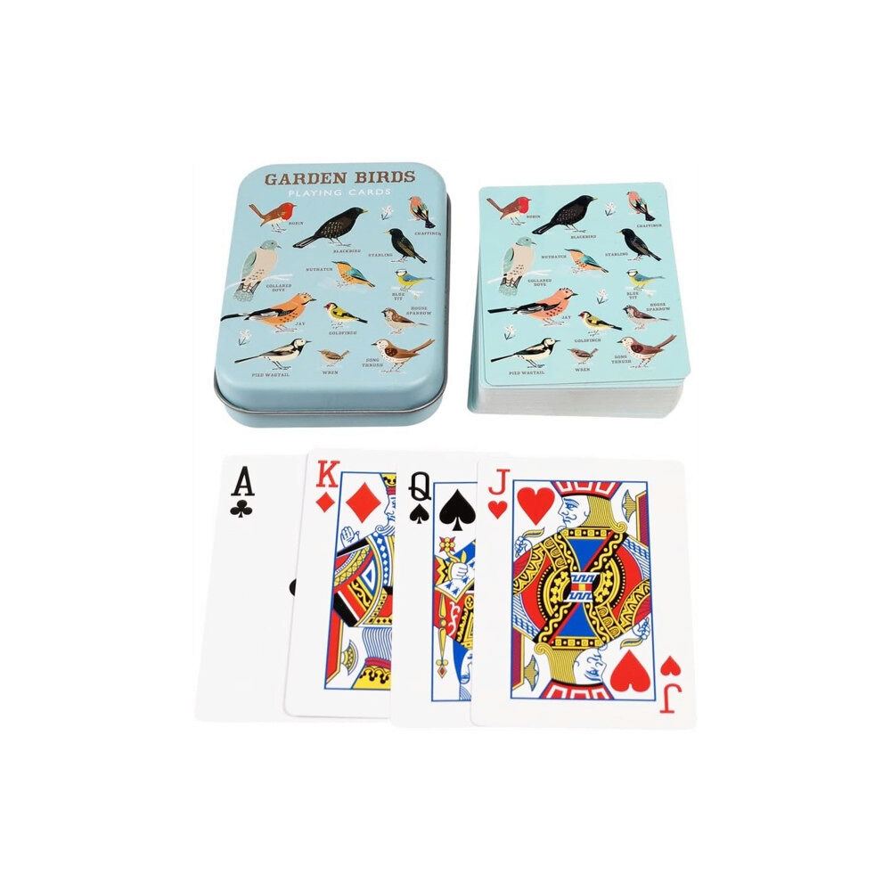 REX LONDON Playing cards in a tin - Garden Birds (häftad, eng)