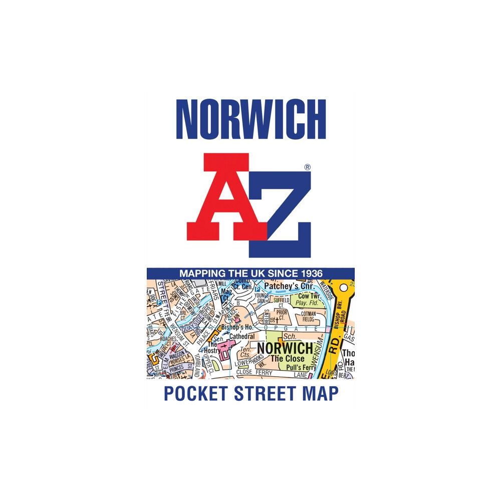 HarperCollins Publishers Norwich A-Z Pocket Street Map