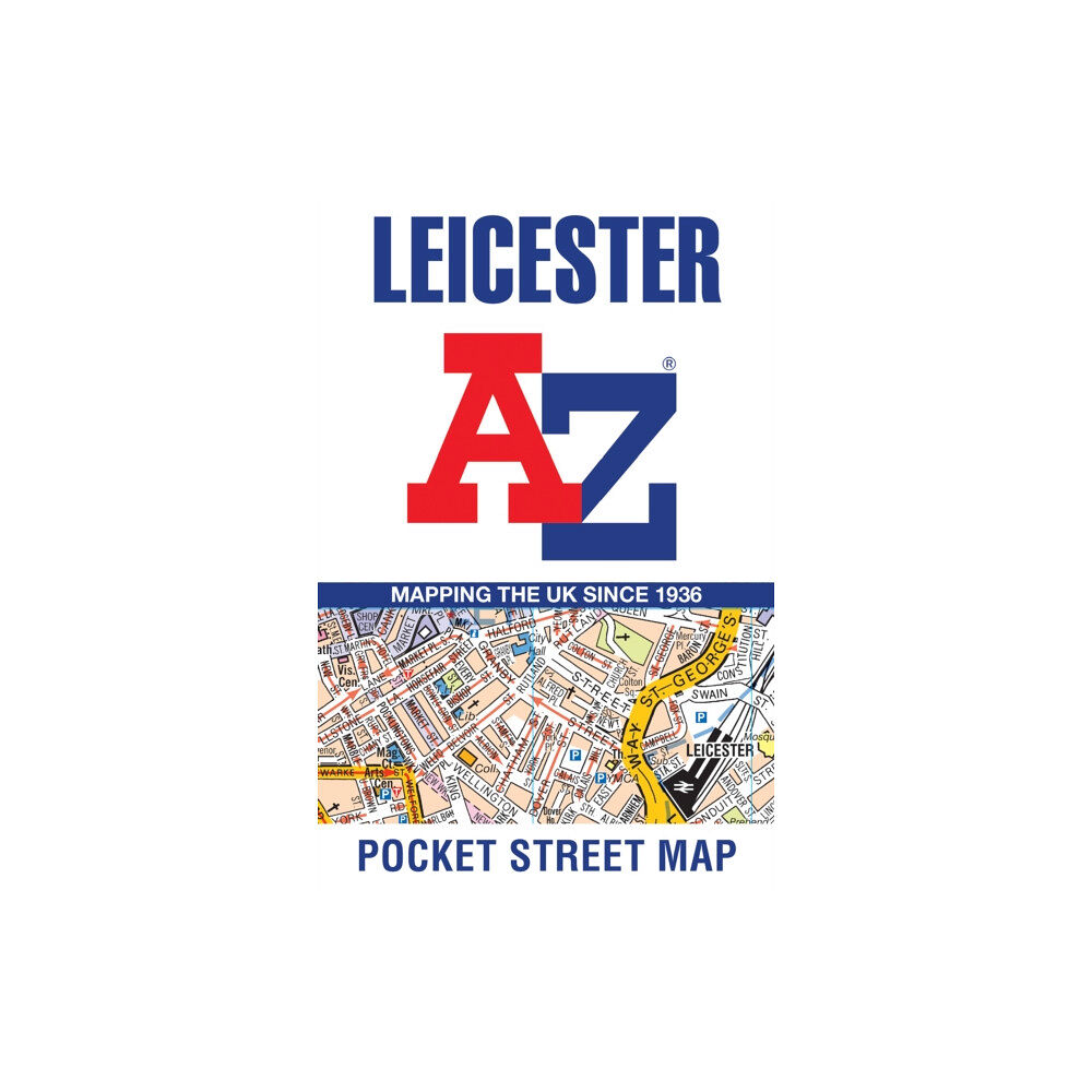 HarperCollins Publishers Leicester A-Z Pocket Street Map