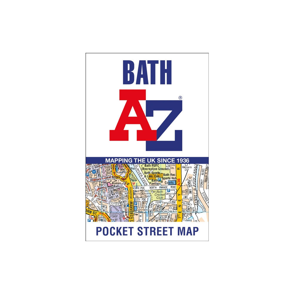 HarperCollins Publishers Bath A-Z Pocket Street Map