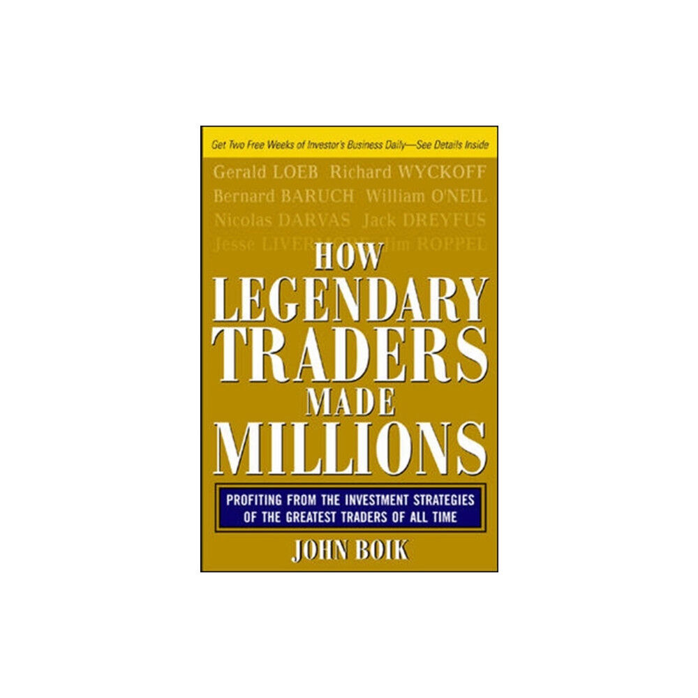 McGraw-Hill Education - Europe How Legendary Traders Made Millions (häftad, eng)