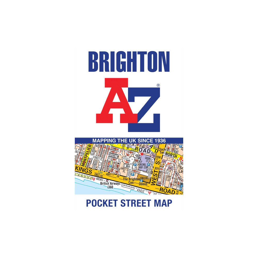 HarperCollins Publishers Brighton A-Z Pocket Street Map