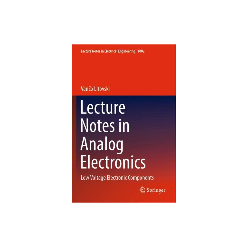 Springer Verlag, Singapore Lecture Notes in Analog Electronics (häftad, eng)