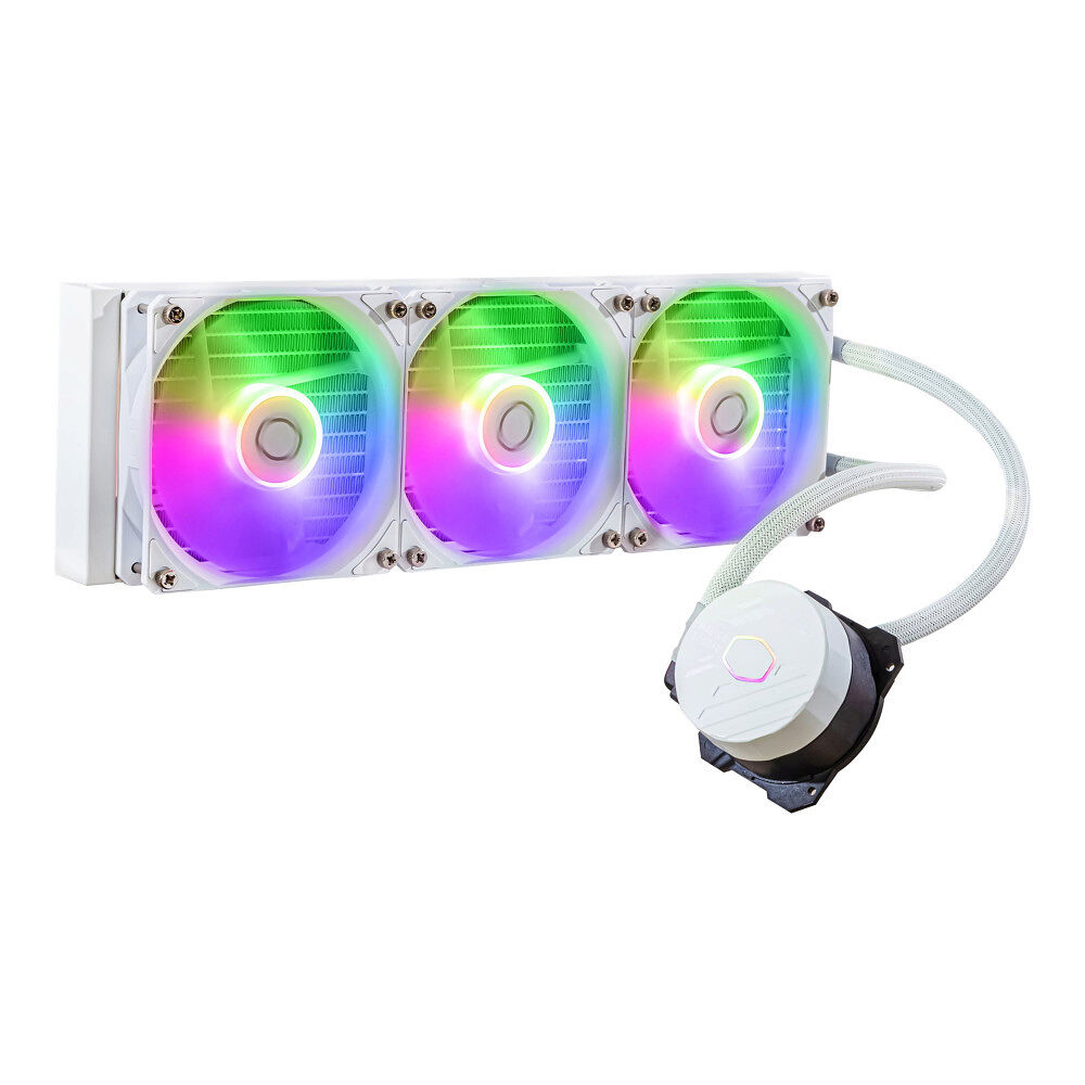 Cooler Master Cooler Master MasterLiquid 360L Core ARGB White Processor Vätskekylningskit 12 cm Vit