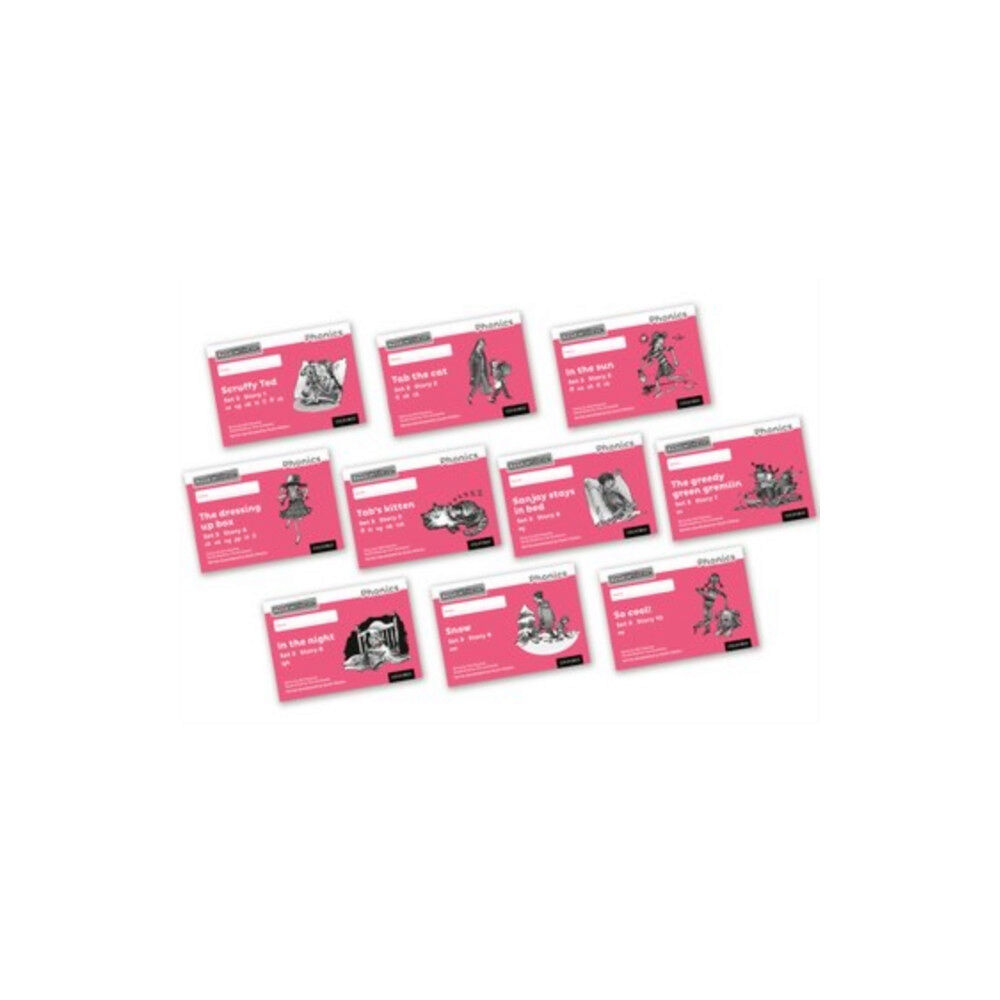 Oxford University Press Read Write Inc. Phonics: Pink Set 3 Core Black & White Storybooks (Mixed Pack of 10) (häftad, eng)