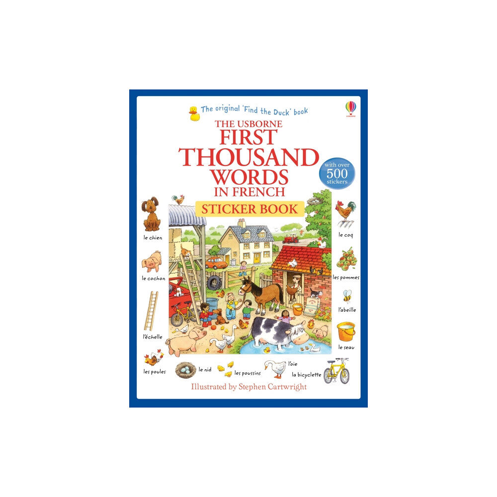 Usborne Publishing Ltd First Thousand Words in French Sticker Book (häftad, eng)