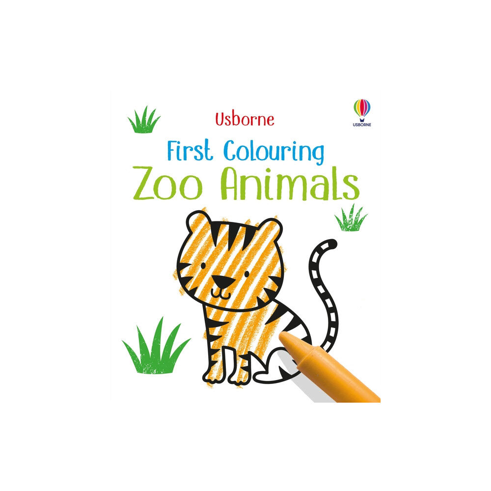 Usborne Publishing Ltd First Colouring Zoo Animals (häftad, eng)