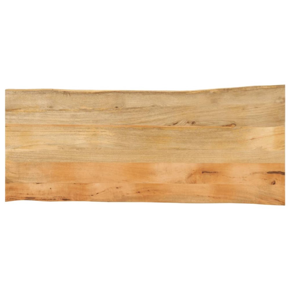 vidaXL Bordsskiva 140x60x3,8 cm levande kant massivt mangoträ