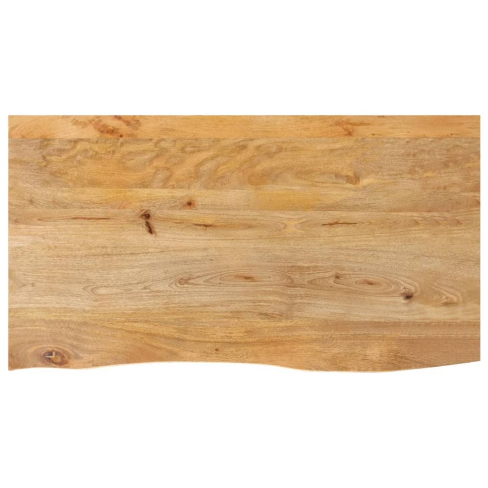 vidaXL Bordsskiva 100x60x3,8 cm levande kant massivt mangoträ