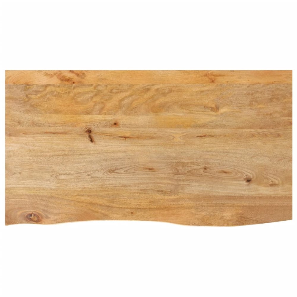 vidaXL Bordsskiva 100x60x2,5 cm levande kant massivt mangoträ