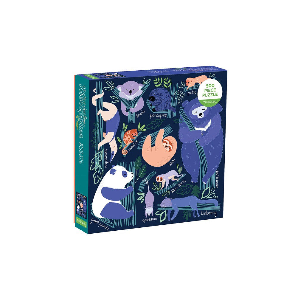 Galison Publishing Tree Dwelling Slowpokes 500 Piece Family Puzzle
