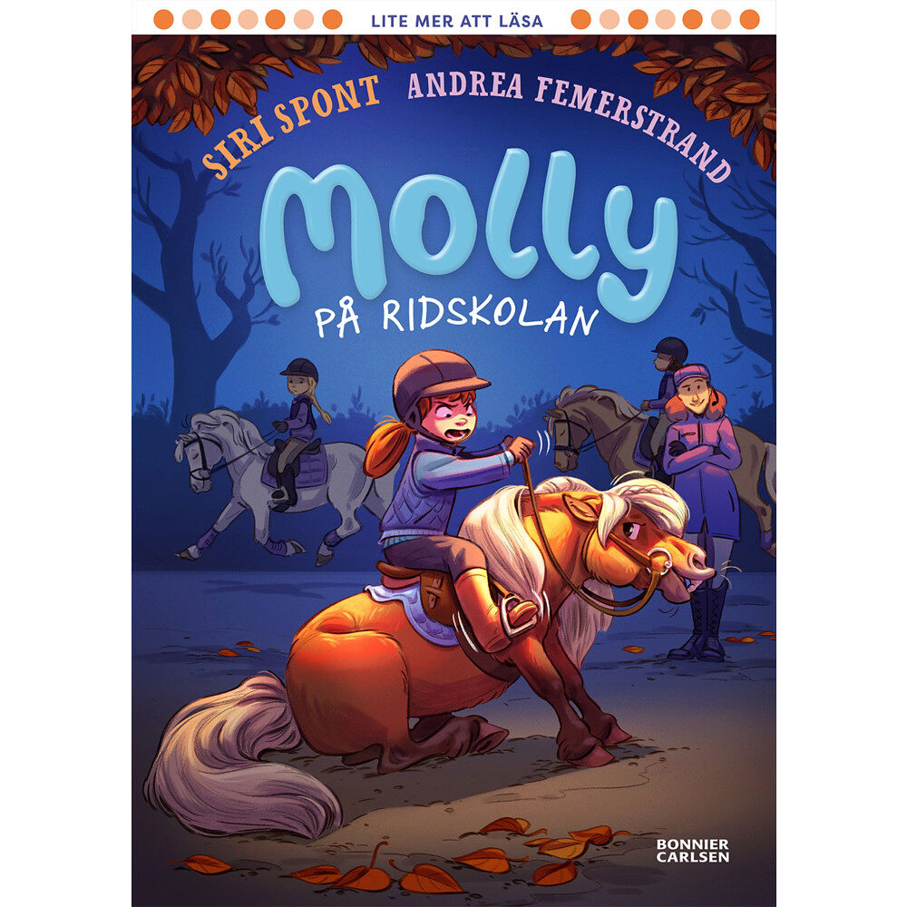 Bonnier Carlsen Molly på ridskolan (inbunden)