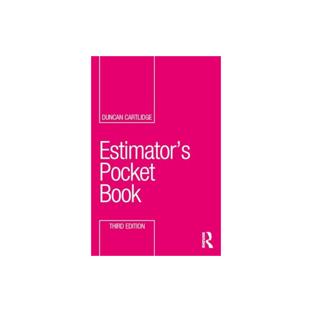Taylor & francis ltd Estimator’s Pocket Book (häftad, eng)