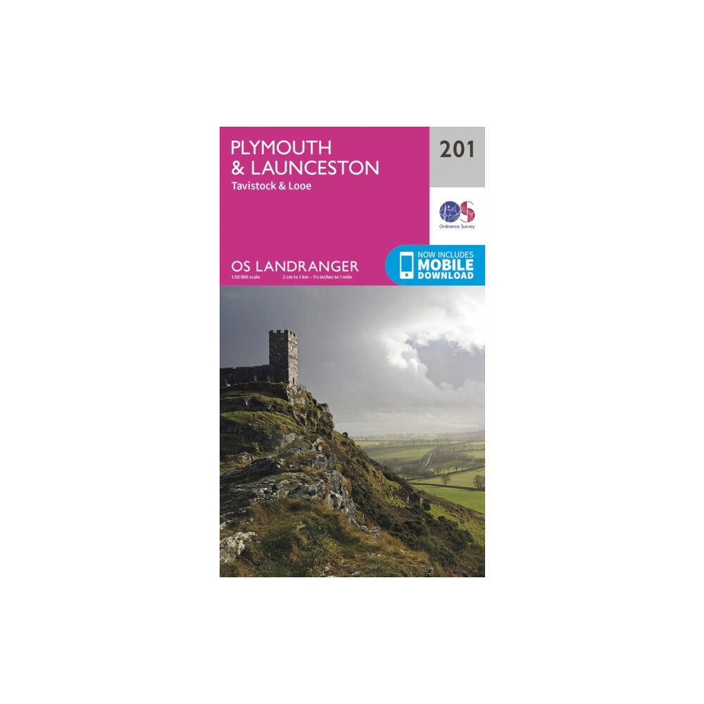 Ordnance Survey Plymouth & Launceston, Tavistock & Looe