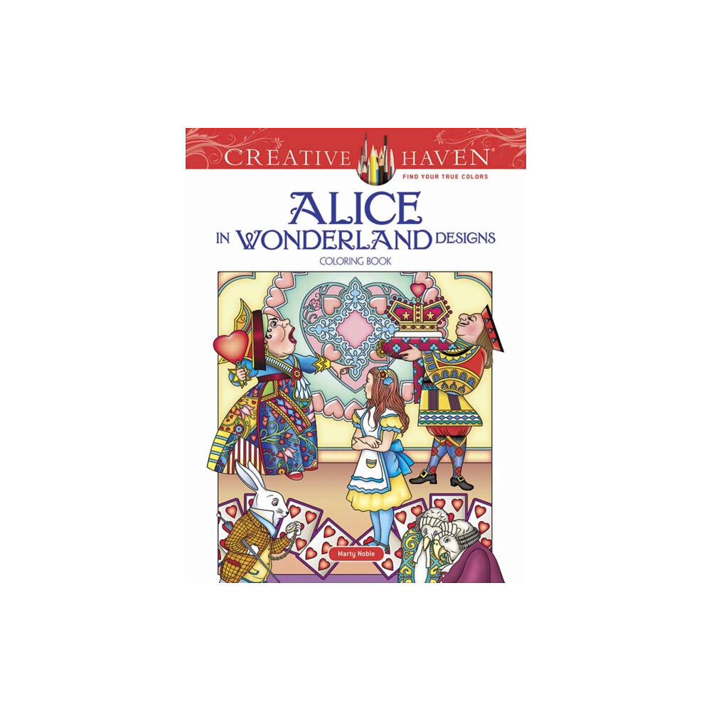 Dover publications inc. Creative Haven Alice in Wonderland Designs Coloring Book (häftad, eng)