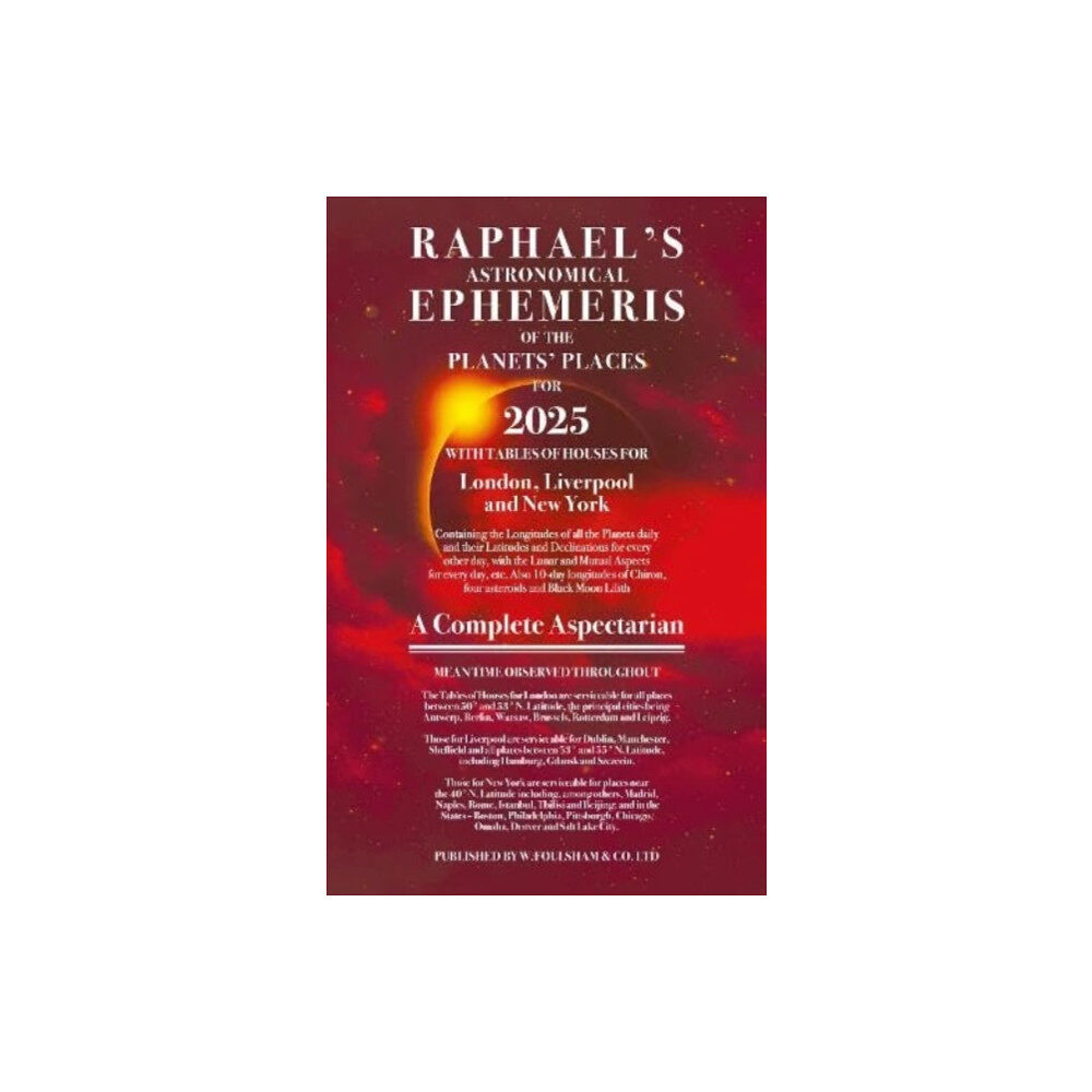 W foulsham & co ltd Raphael's Ephemeris 2025 (häftad, eng)