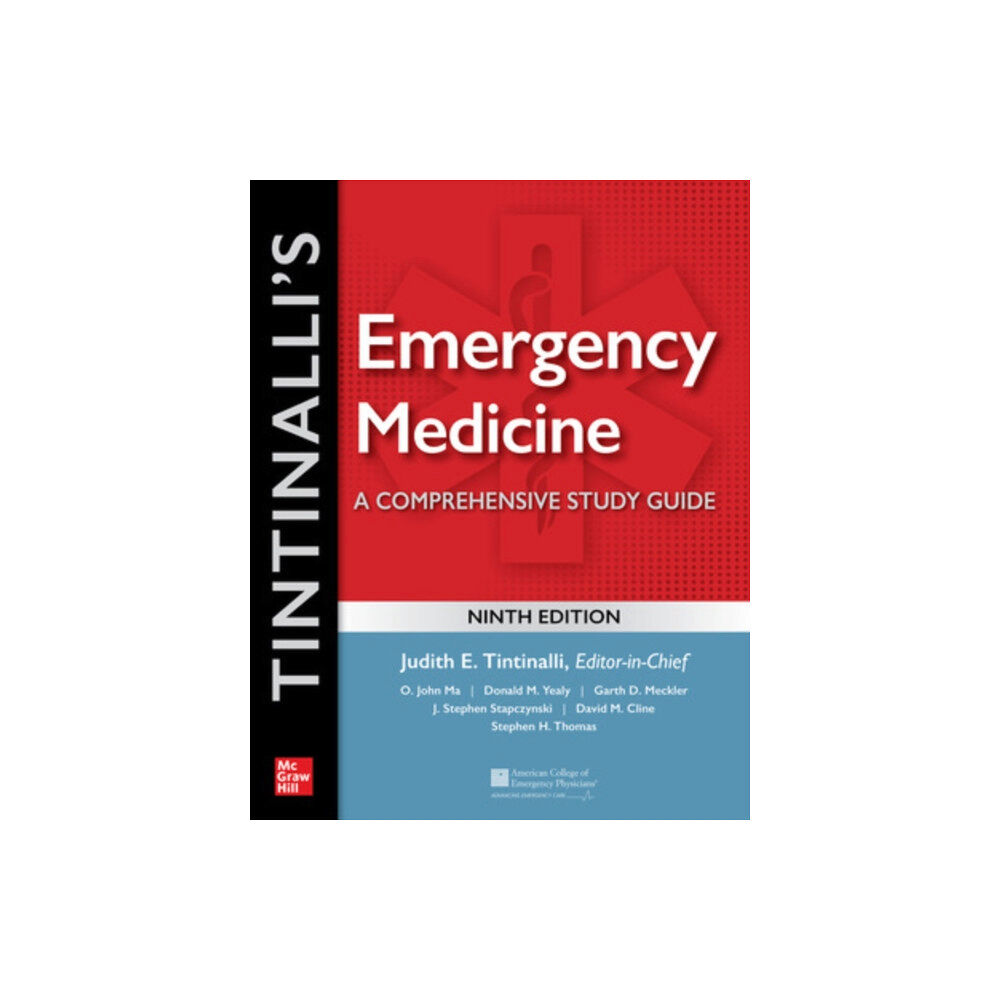 McGraw-Hill Education Tintinalli's Emergency Medicine: A Comprehensive Study Guide (inbunden, eng)