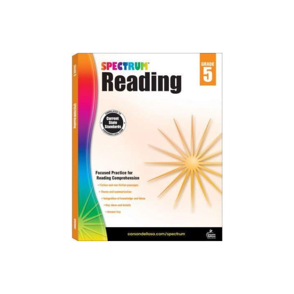 Carson Dellosa Spectrum Reading Workbook Grade 5 (häftad, eng)