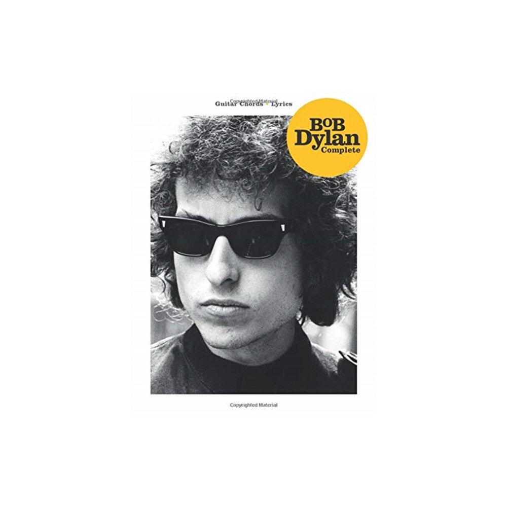 OMNIBUS PRESS SHEET MUSIC BOB DYLAN COMPLETE GUITAR CHORDSLYRICS (häftad, eng)