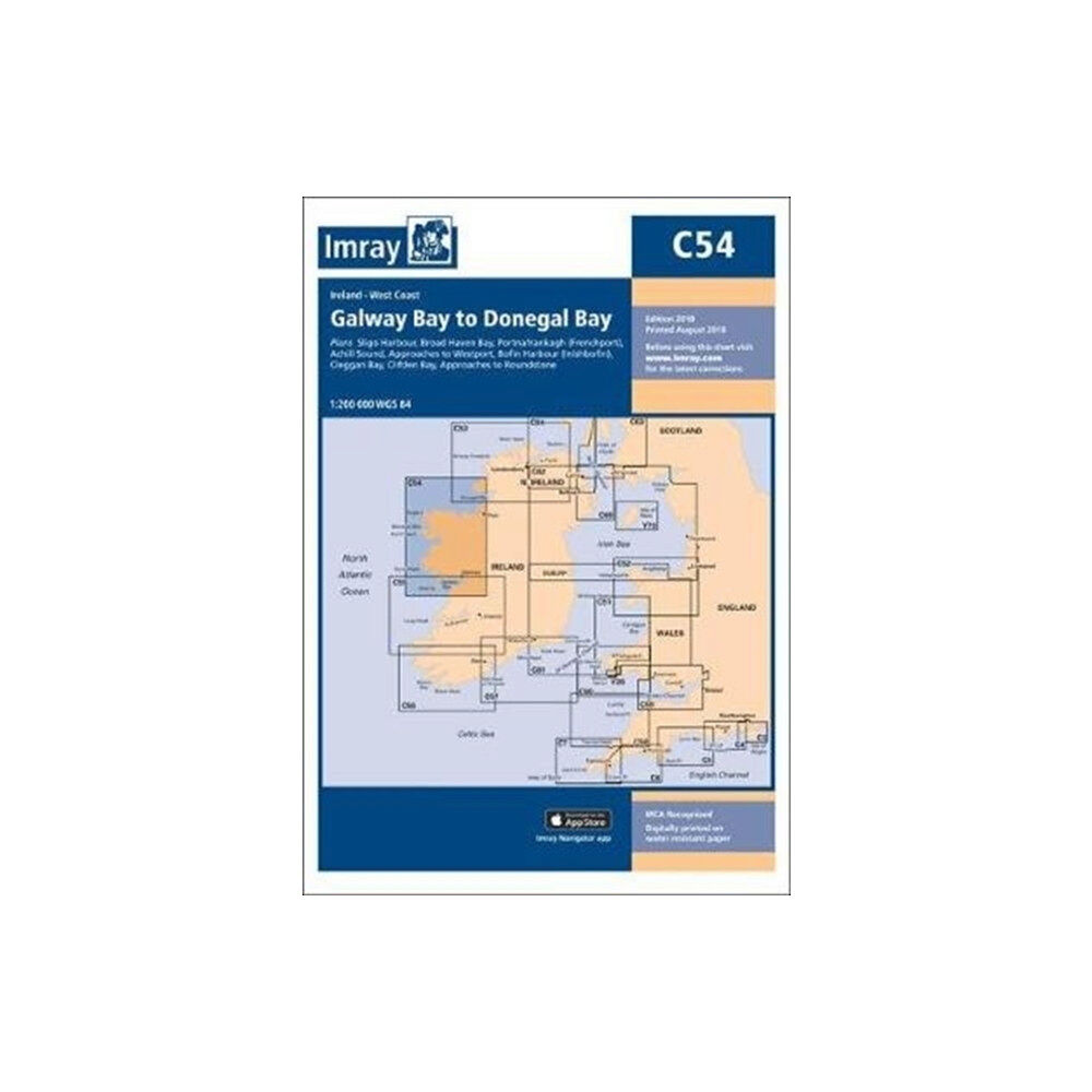 Imray, Laurie, Norie & Wilson Ltd Imray Chart C54 (häftad, eng)